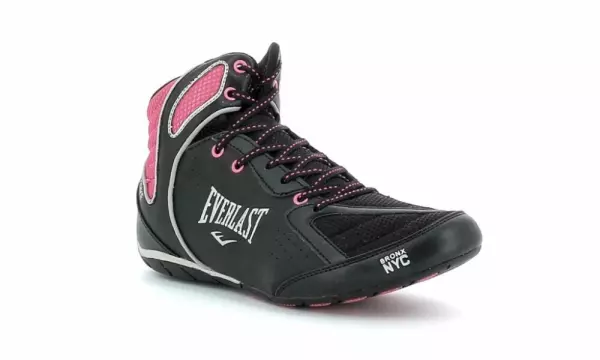 Everlast EVL 124 Sneakers Haut Fuchsia Negro ZAPATILLA BOXEO#