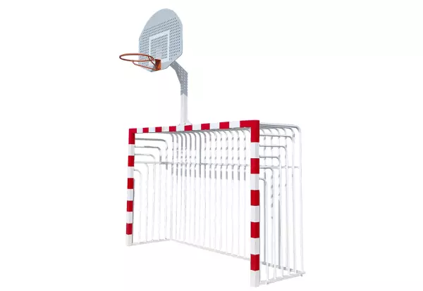 PORTERIA - CANASTA F. SALA/BALONMANO/BASKET. ANTIVANDÁLICA. UNIDAD