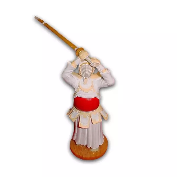 Figura de kendo BLANCO ROJO