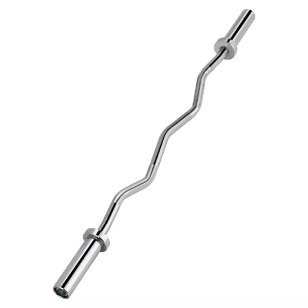 BARRA SUPER CURL ACERO 1.2M * 50MM 400LBS / 181KG MAX BARRA Z OLIMPICA