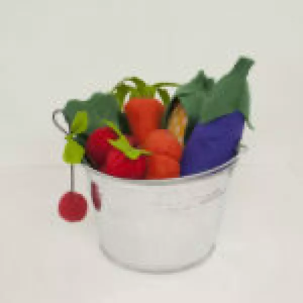 Frutas y verduras de tela
