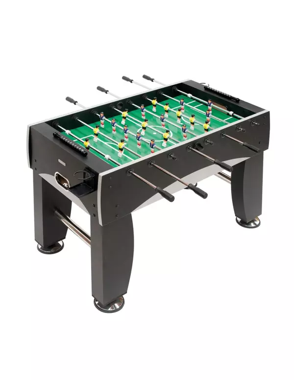 Futbolín Semi Profesional Silver con Barras Telescópicas,las barras no sobresalen,solo las de la empuñadura