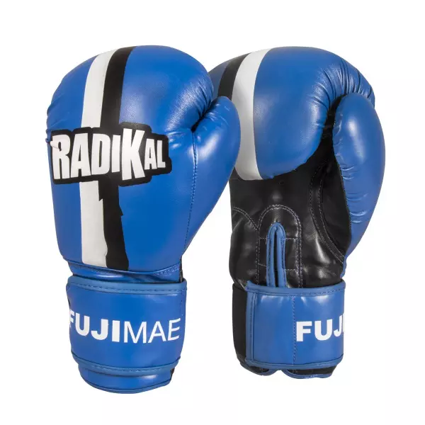 Guantes Boxeo Radikal 3.0. Azul Navy/Naranja. 10oz