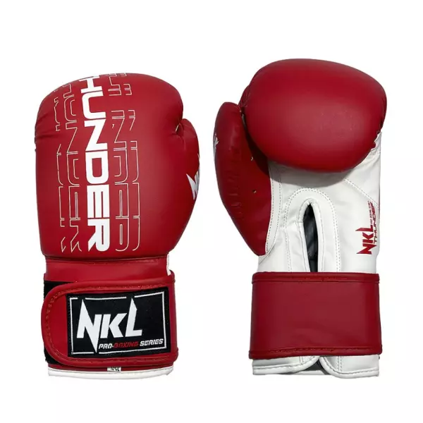 GUANTE DE BOXEO NKL THUNDER ROJO/BLANCO-NEGRO/VERDE-AZUL/NARANJA-BLANCO/ROJO