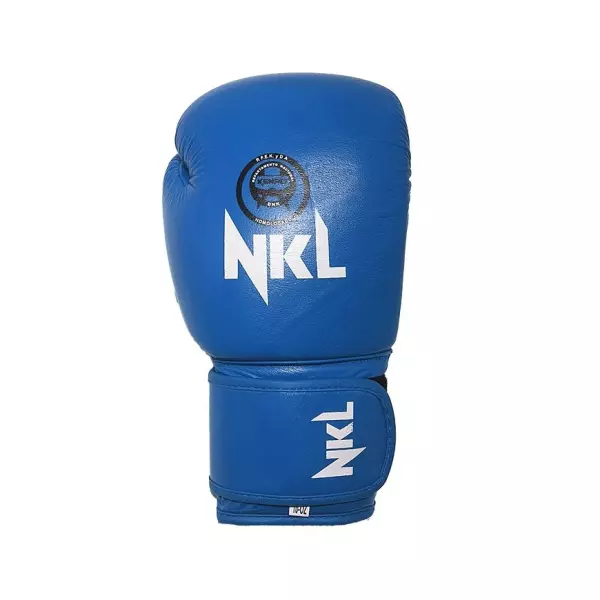 GUANTE FULLKENPO PIEL NKL. Homologado FED KENPO (Azul)/ROJO