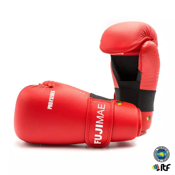 Guantes Abiertos ProSeries. ITF. Rojo. XL