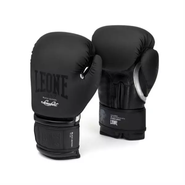 GN059 Guantes Leone Black &amp; White color negro/BLANCO/VERDE