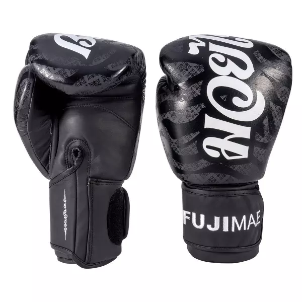 Guantes Boxeo SakYant Piel. Negro. 16oz