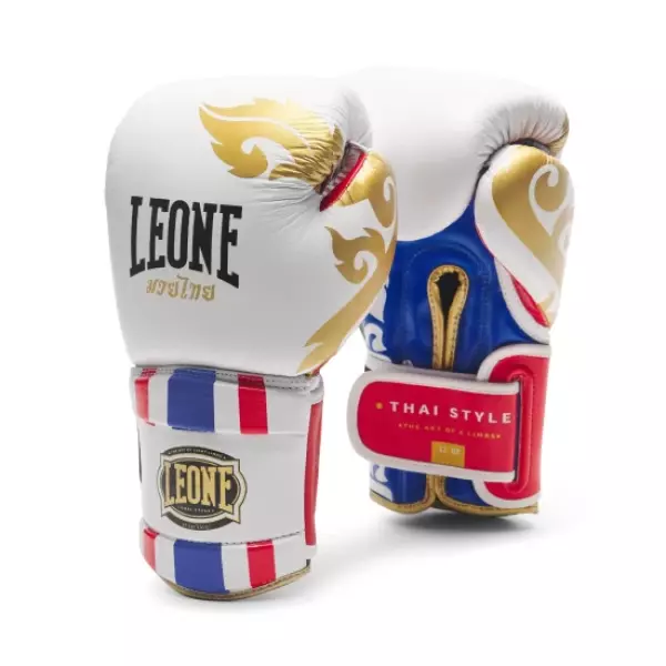 Guantes de Boxeo THAI STYLE GN114 AZUL/BLANCO/ROJO