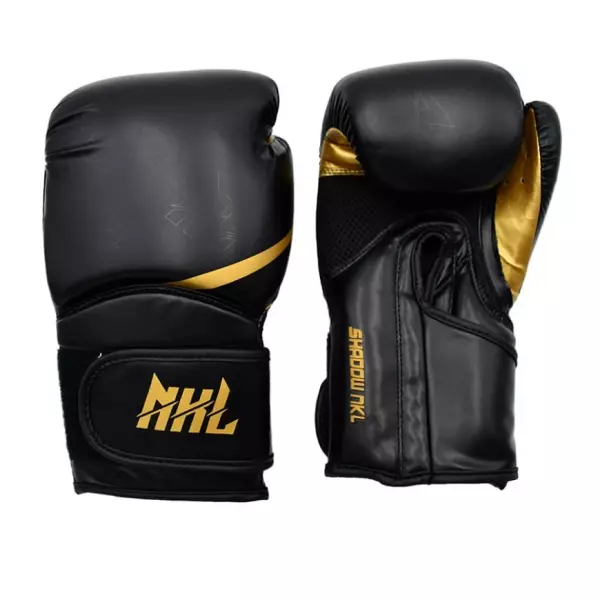 GUANTES DE BOXEO  SHADOW AZUL-PLATEADO/NEGRO-DORADO