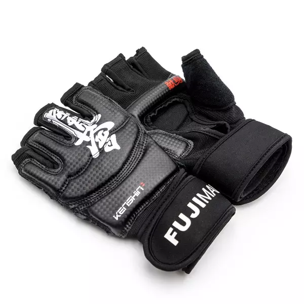 GUANTES KYOKUSHIN KENSHIN BLANCO/NEGRO
