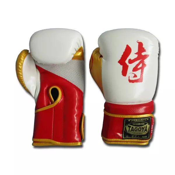 Guantes boxeo SAMURAI con relleno moldeado y cierre de velcro