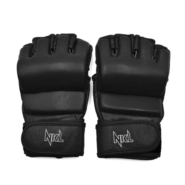 GUANTILLA NKL MMA PIEL DE BÚFALO (NEGRO)