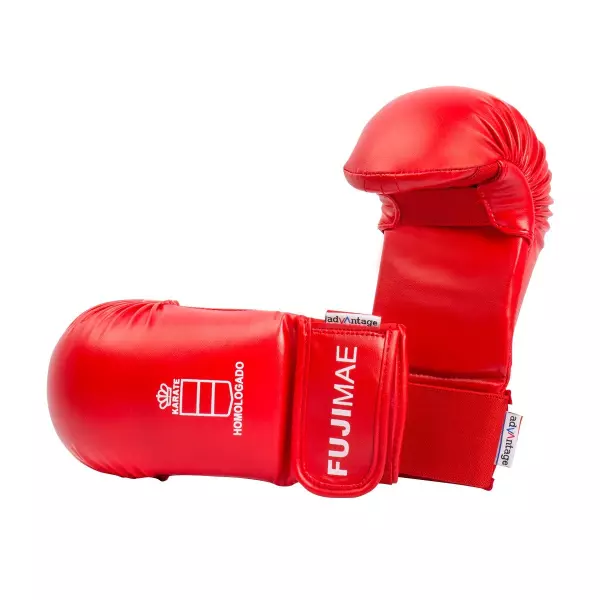 Guantillas Karate Advantage. RFEK. Rojo. M