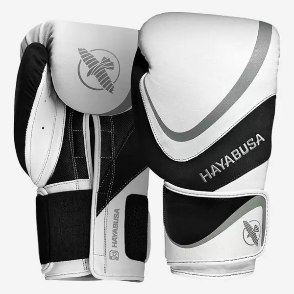 Hayabusa H5 Boxing Gloves Blanco-Gris GUANTES DE BOXEO