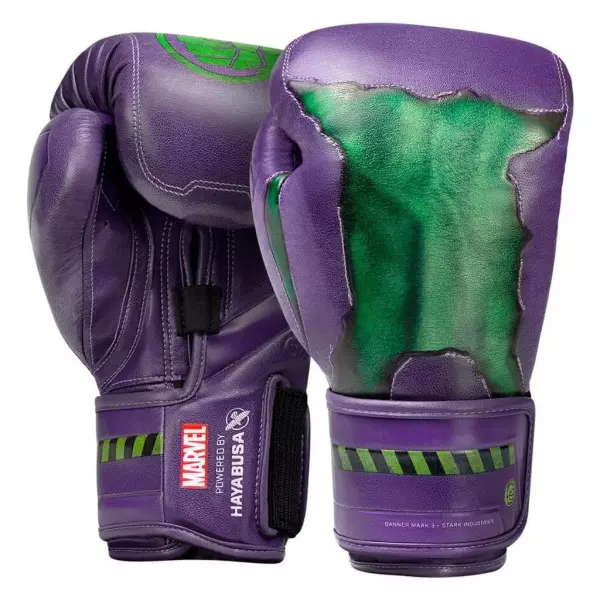 Hayabusa Hulk Boxing Gloves Morado-Verde guantes boxeo
