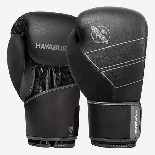 Hayabusa S4 Leather Boxing Gloves Negro GUANTES BOXEO