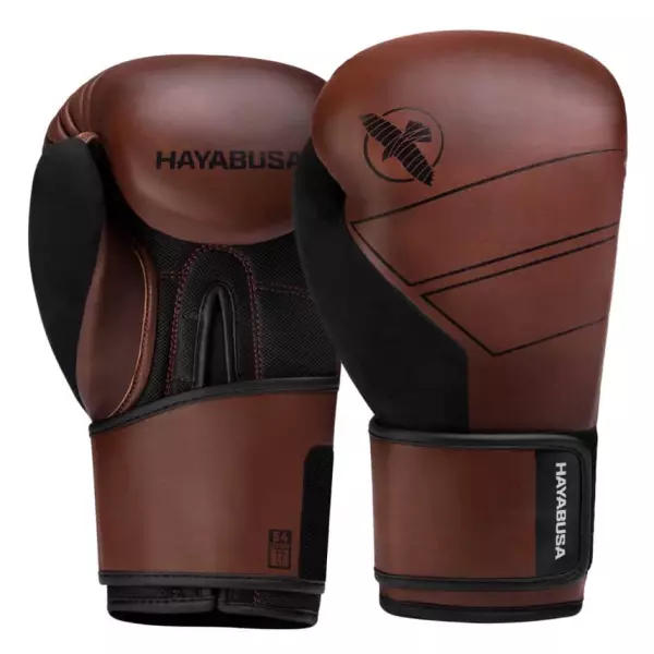 Hayabusa S4 Leather Boxing Gloves Marron guantes boxeo#