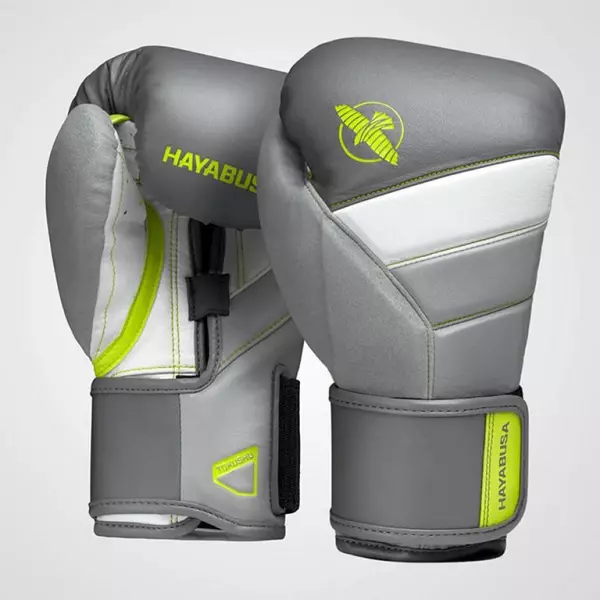 Hayabusa T3 Boxing Gloves Gris-Verde guantes de boxeo