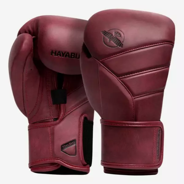 Hayabusa T3 LX Boxing Gloves Rosa guantes de boxeo ES COLOR GRANATE