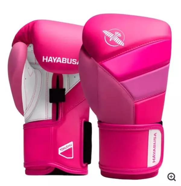 Hayabusa T3 Neon Boxing Gloves Rosa GUANTES BOXEO