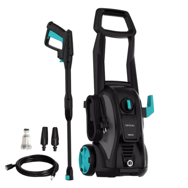 Hidrolimpiadora Hydroboost 1500 Easy Move. 1500 W, Caudal Máximo 468l/h, Bomba de Aluminio, Presión 120 Bares