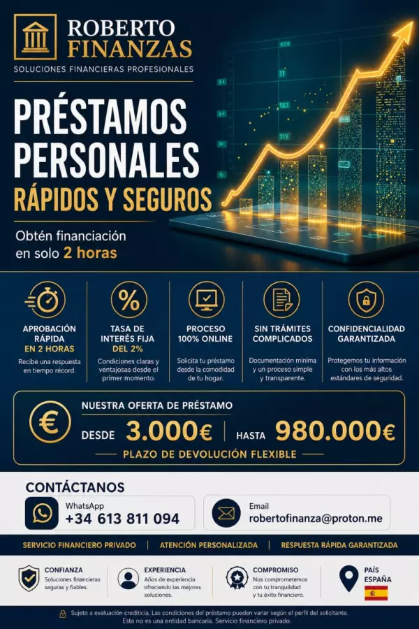 Oferta de préstamo rápida y eficiente