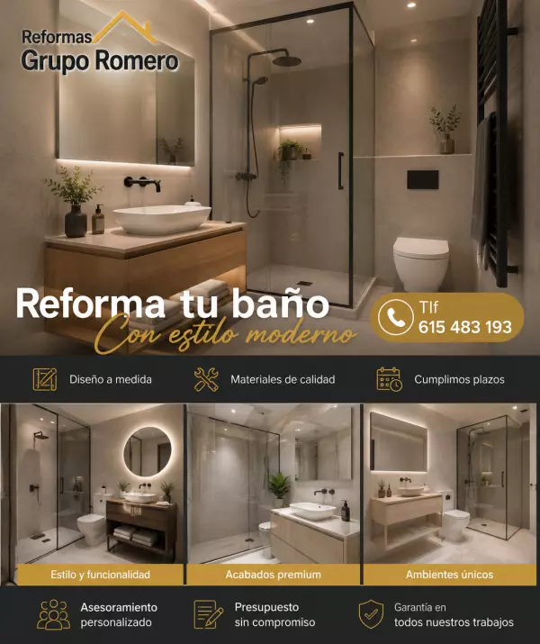 Reformas baños desde 3900€