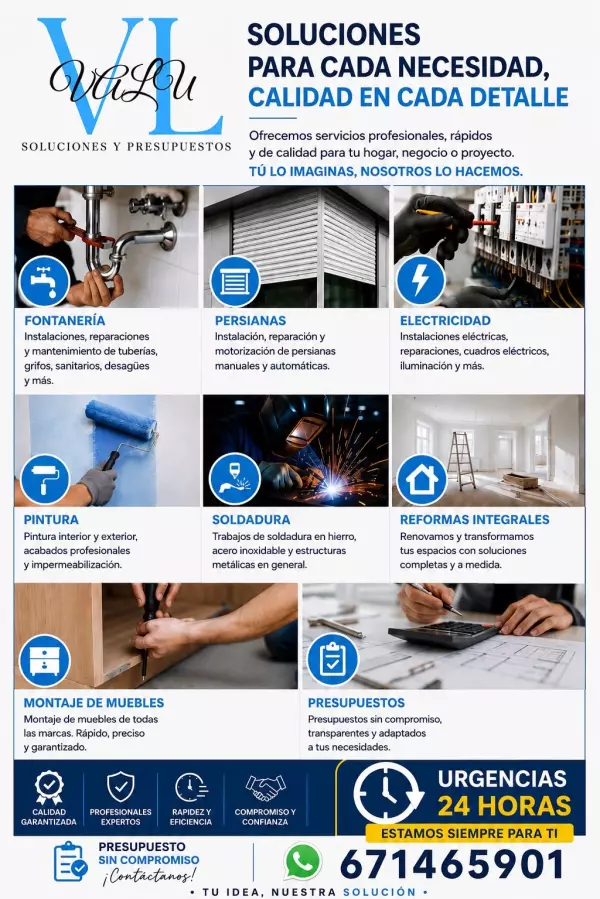 “Tu hogar nuestra prioridad, trabajos profesionales “
