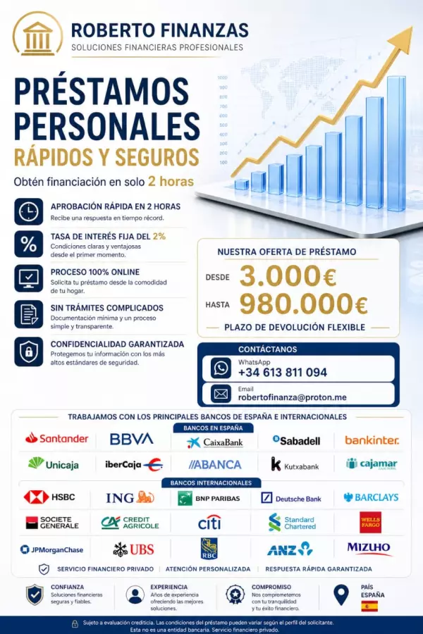 Oferta de préstamo rápida y eficiente