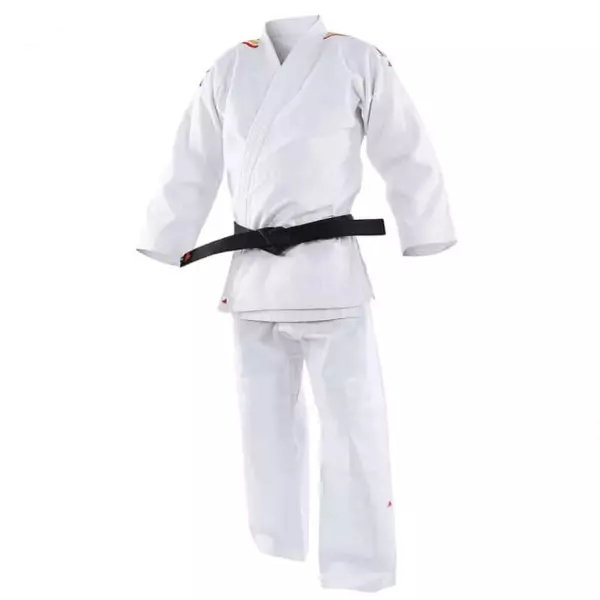 JUDOGI ADIDAS "CONTEST" BLANCO CON BANDAS ESPAÑA