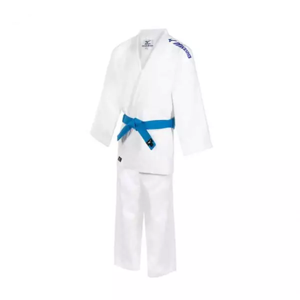 JUDOGI MIZUNO "KEIKO 2.0" BLANCO C/BANDAS AZULES