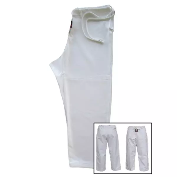 Pantalón judo blanco de entrenamiento