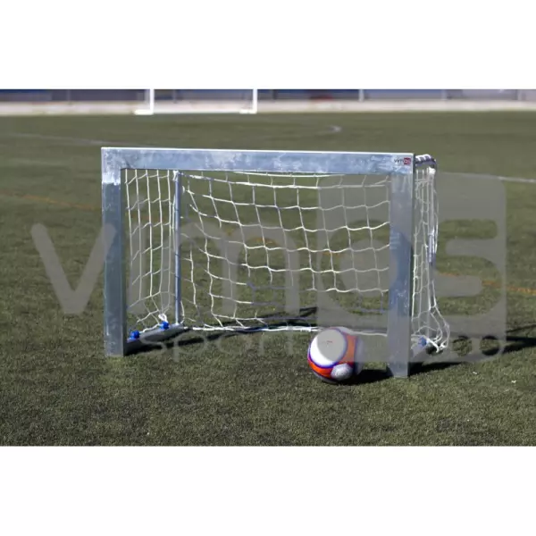 Juego 2 unidades Mini Portería Metálica 1,60 x 1 m