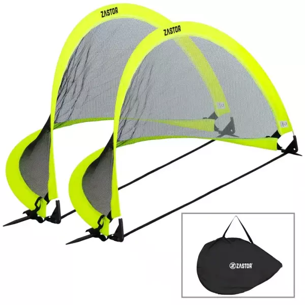 Juego porterías plegables BLINK 80x45 cm/122X97/182X112