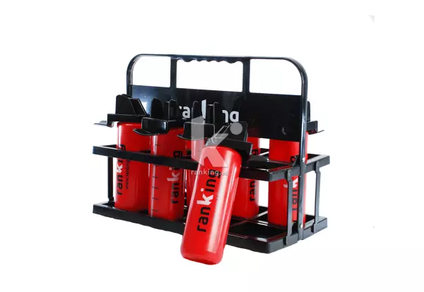 LOTE AHORRO 8 BOTES CLUB 850 ML Y BOTELLERO PLEGABLE