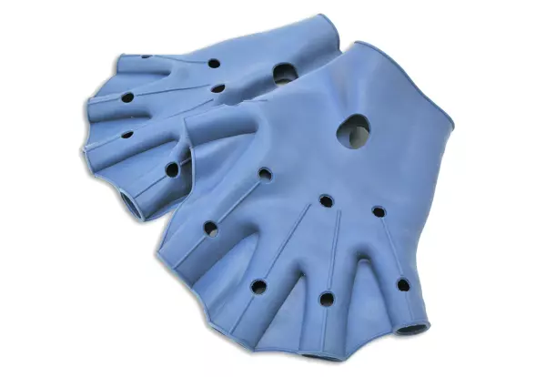 Guantes Membrana azul. Par NATACION INTERDIGITALES