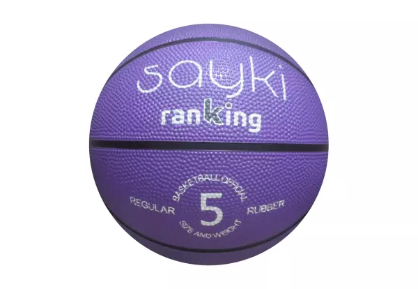Balón Baloncesto SAYKI MORADO/ROSA/VERDE TALLA 5
