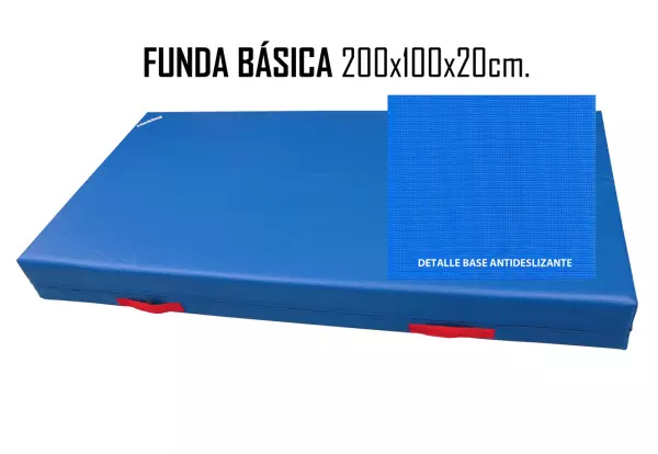 COLCHONETA BÁSICA 200X100CM. CON ANTIDESLIZANTE (K633)