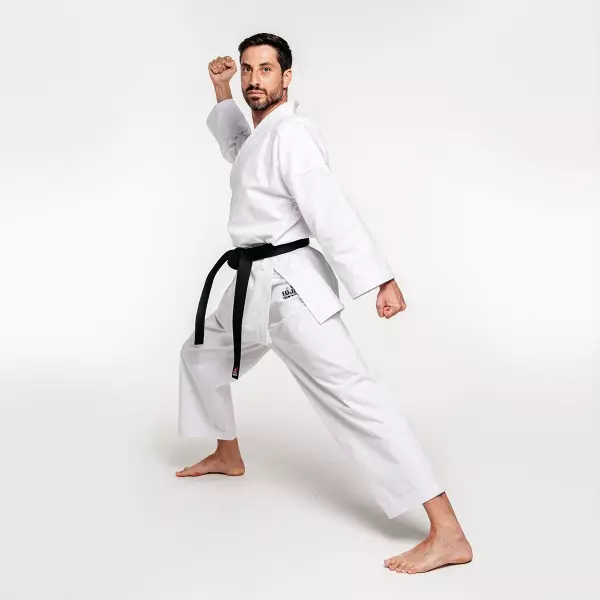 KARATE GI SHINSEI BLANCO/NEGRO