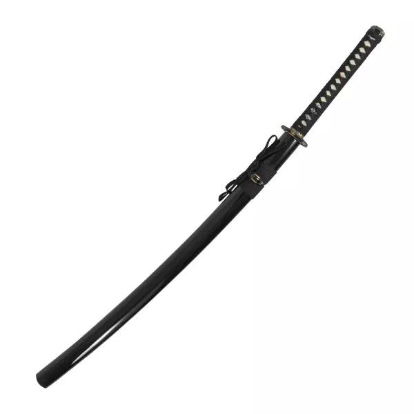 KATANA ACERO AL CARBONO. NEGRO