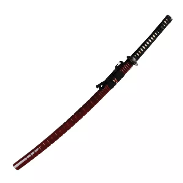 KATANA ACERO FORJADO. BAMBOO DECORATIVA