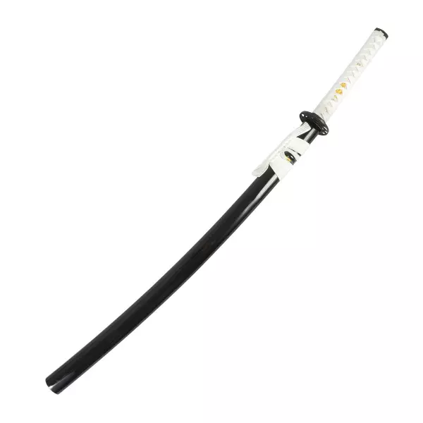 Katana Acero Forjado. Negro-Blanco