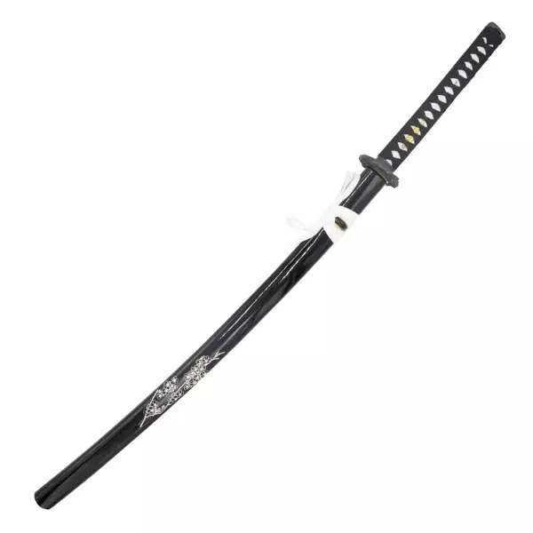 KATANA ACERO FORJADO. NEGRO