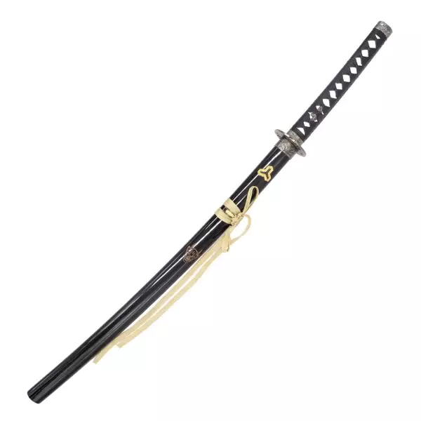 KATANA ACERO INOXIDABLE. NEGRO/DORADO