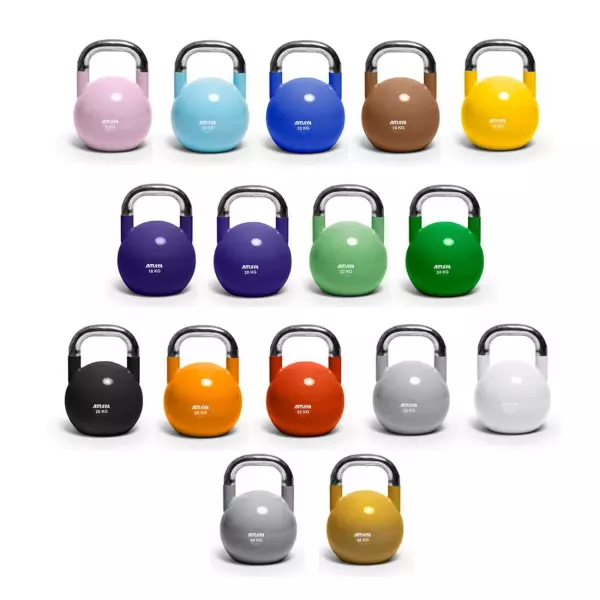 Kettlebells de Competición - (JUEGO COMPLETO (1 UD POR PESO) pesa rusa