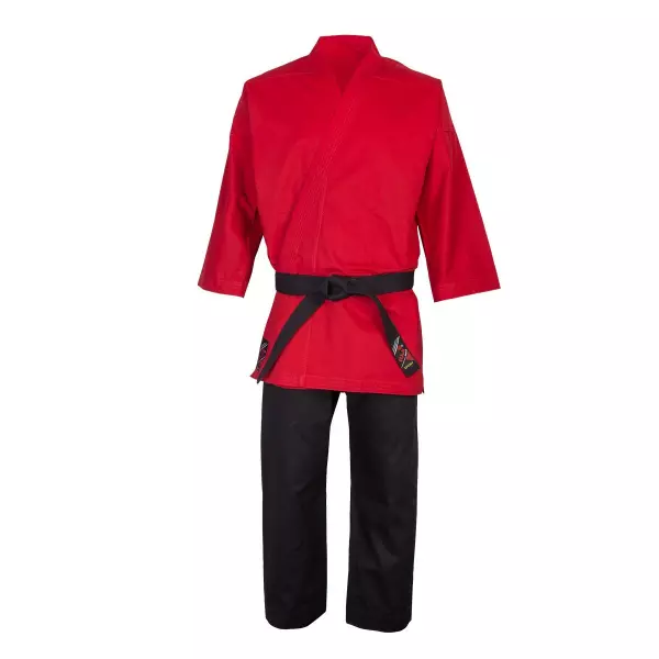 Uniforme Defensa Personal. Rojo-Negro#