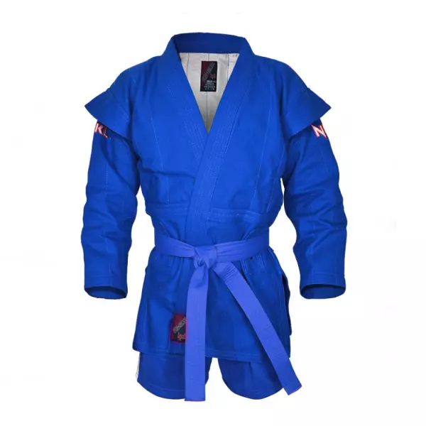 KURKA SAMBO TEJIDO HERRINGBONE 550GR. AZUL/ROJO