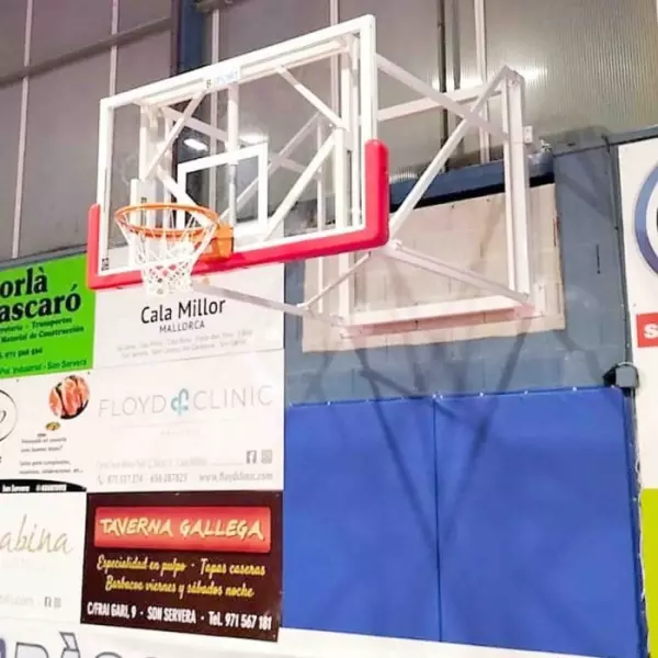 Juegos tableros baloncesto plegables a pared S/2.25m