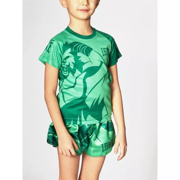 Camiseta Tecnica Infantil Mascot Verde ABJ12